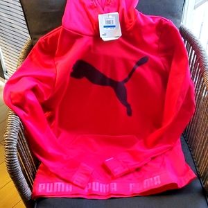 Puma hot pink hoodie